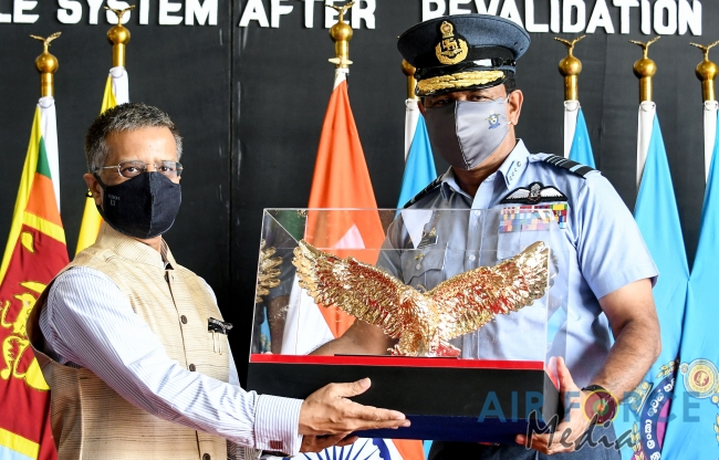 HANDING
OVER CEREMONY OF AIR DEFENCE AND RADAR EQUIPMENT BY THE INDIAN AIR
FORCE
