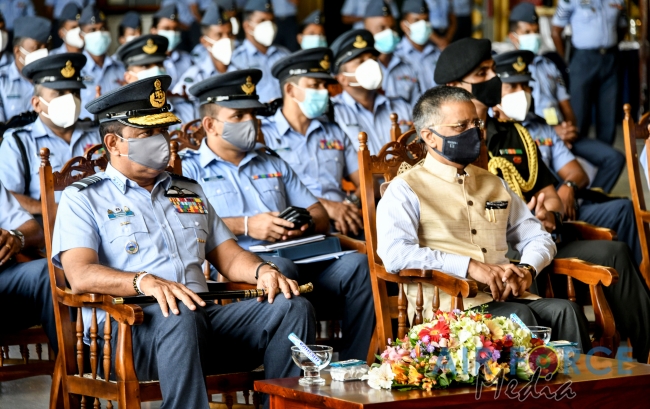 HANDING
OVER CEREMONY OF AIR DEFENCE AND RADAR EQUIPMENT BY THE INDIAN AIR
FORCE