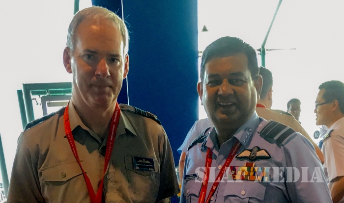 Royal Air Force Chief Calls on Commander of the Sri Lanka Air Force