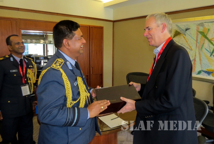 Royal Air Force Chief Calls on Commander of the Sri Lanka Air Force