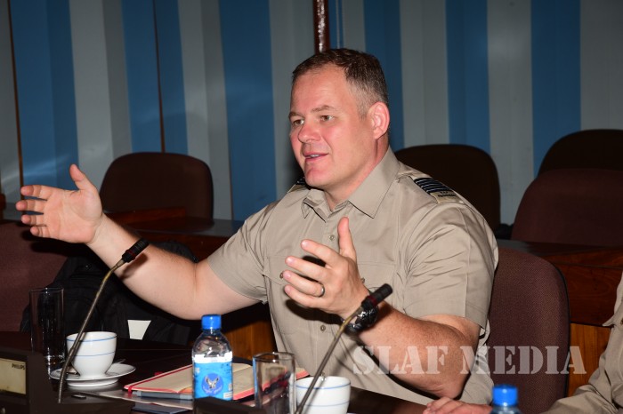 A Delegation from Royal Air Force Visits AFHQ