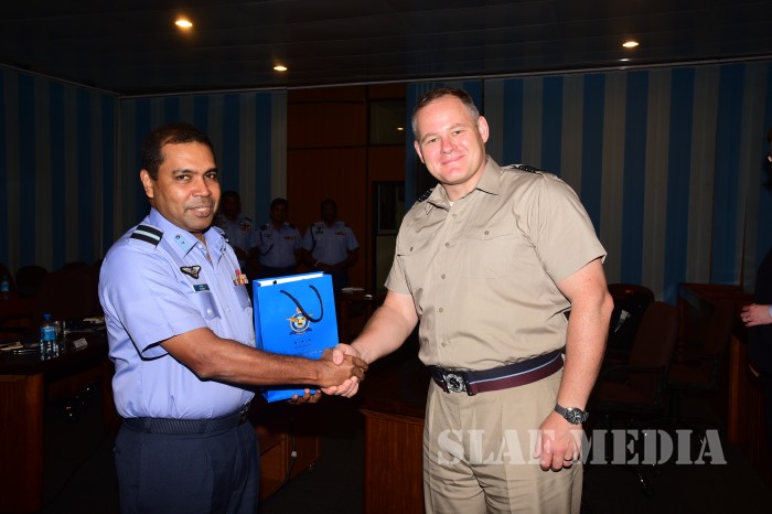 A Delegation from Royal Air Force Visits AFHQ