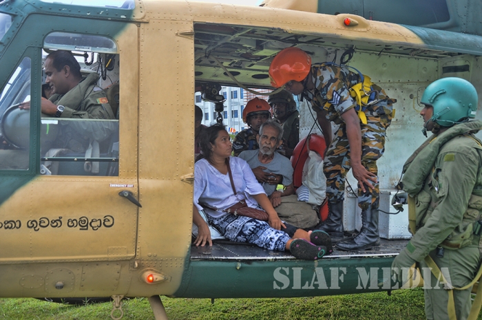 SLAF Flood Relief Operations on 21 May 2016
