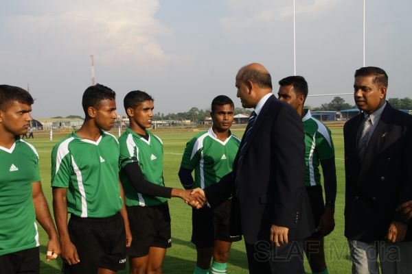 SLAF Kick-off at its First International Rugby Ground