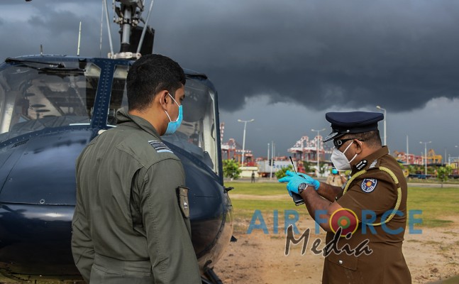 Aerial Reconnaissance to Monitor Public Movements in Lockdown Areas