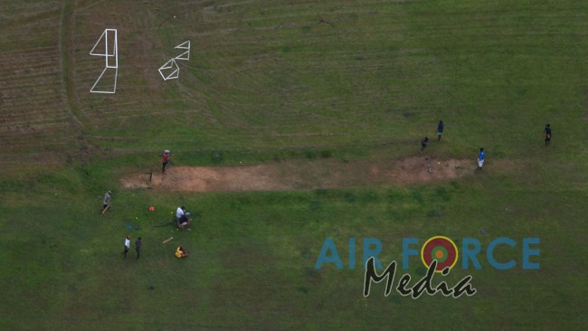 Aerial Reconnaissance to Monitor Public Movements in Lockdown Areas