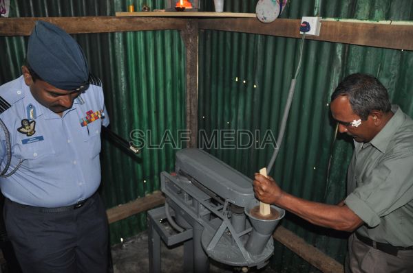 SCommencement
of A Paper Recycling Project – SLAF Diyathalawa