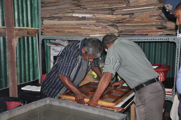 SCommencement
of A Paper Recycling Project – SLAF Diyathalawa