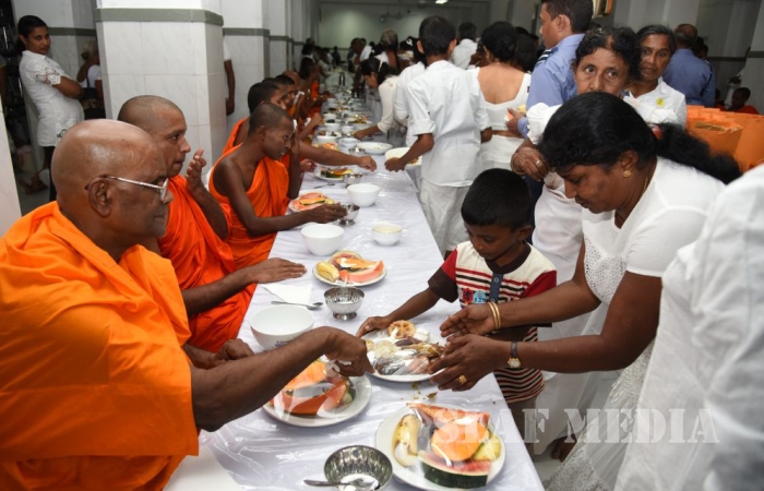 A Religious Ceremony at the Temple of Sacred Tooth