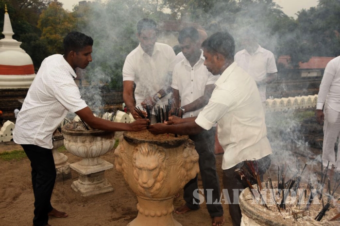 A Religious Ceremony at the Temple of Sacred Tooth