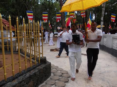 A Religious ceremony at the SLAF CTS Vanni