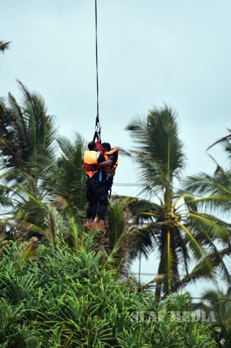 Real Time Sea Rescue Training at Panadura Beach