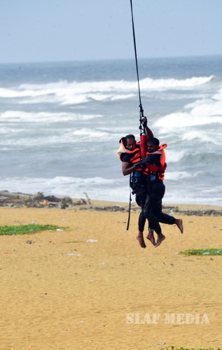 Real Time Sea Rescue Training at Panadura Beach