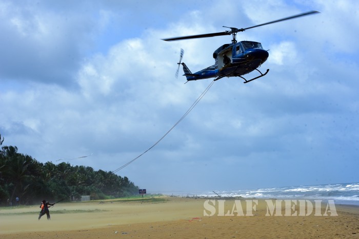 Real Time Sea Rescue Training at Panadura Beach