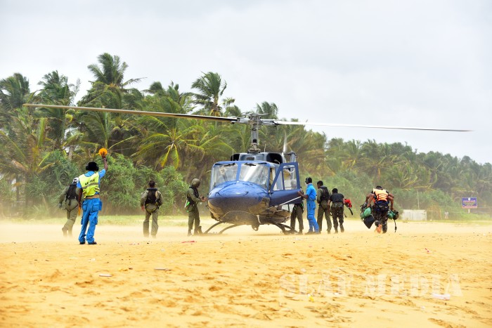 Real Time Sea Rescue Training at Panadura Beach
