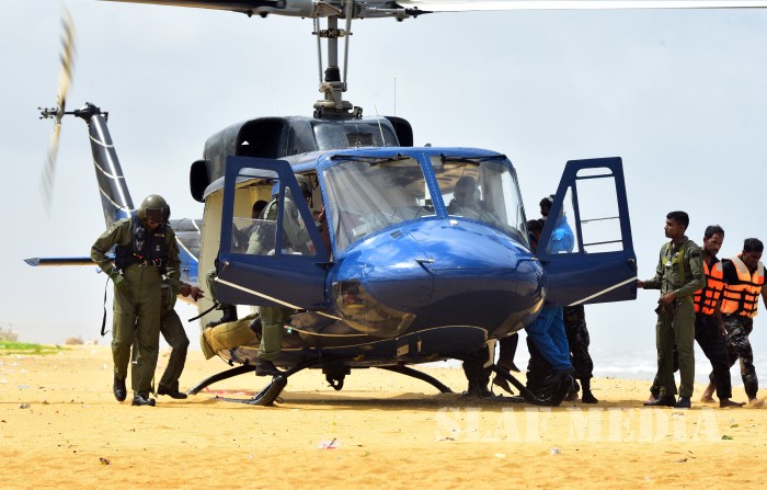 Real Time Sea Rescue Training at Panadura Beach