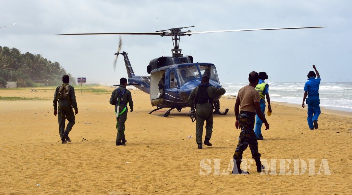 Real Time Sea Rescue Training at Panadura Beach