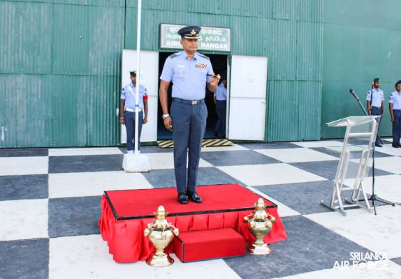 CHANGE OF COMMAND AT SRI LANKA AIR FORCE MUSEUM RATMALANA