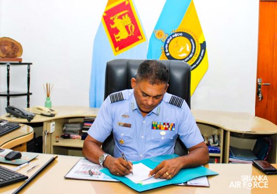 CHANGE OF COMMAND AT SRI LANKA AIR FORCE MUSEUM RATMALANA
