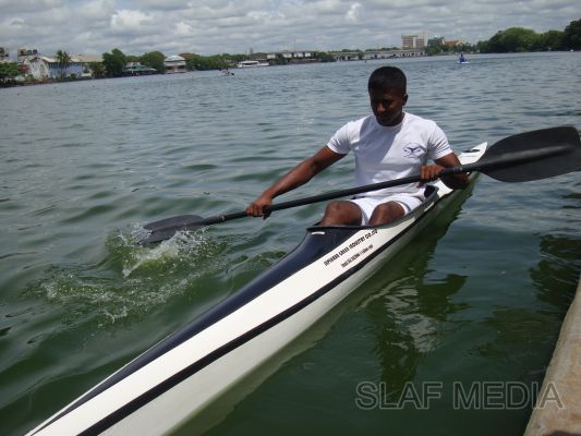 Air Force Kayakers
Make Their Debut Appearance