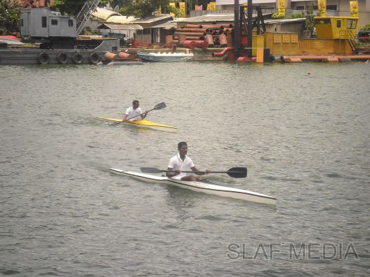 Air Force Kayakers
Make Their Debut Appearance