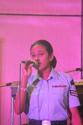 SLAF Singing
Sensation Imali Pathirana in Ranaviru Real Star Grand Final