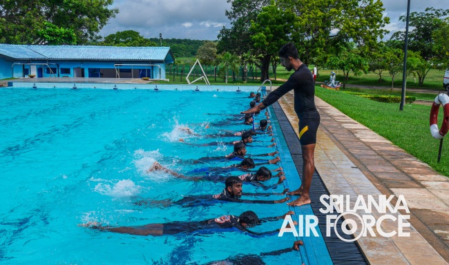 SLAF CONDUCTS SEARCH AND RESCUE TRAINING FOR FOREIGN PERSONNEL