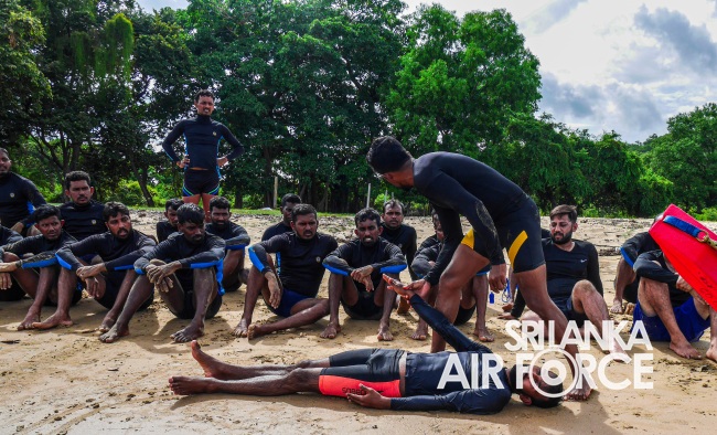 SLAF CONDUCTS SEARCH AND RESCUE TRAINING FOR FOREIGN PERSONNEL