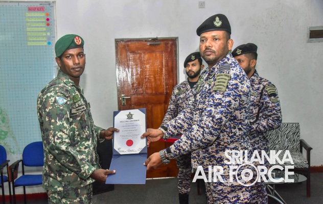 SLAF CONDUCTS SEARCH AND RESCUE TRAINING FOR FOREIGN PERSONNEL