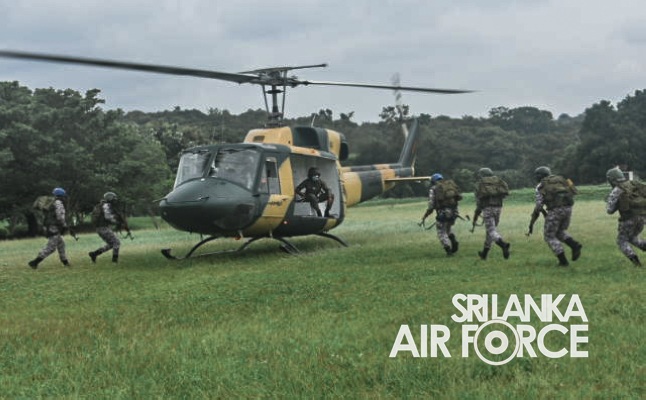 SLAF CONDUCTS SEARCH AND RESCUE TRAINING FOR FOREIGN PERSONNEL