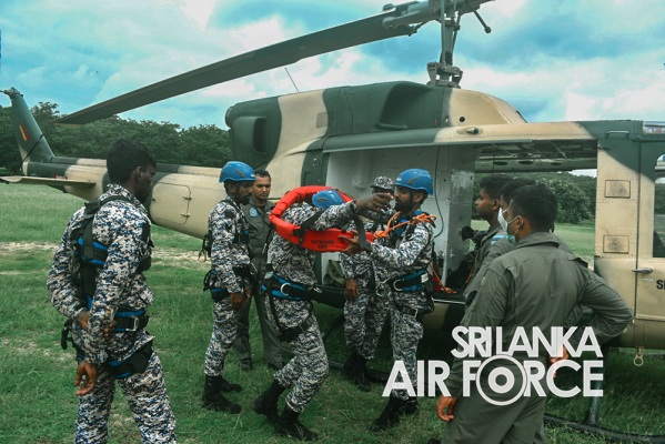 SLAF CONDUCTS SEARCH AND RESCUE TRAINING FOR FOREIGN PERSONNEL