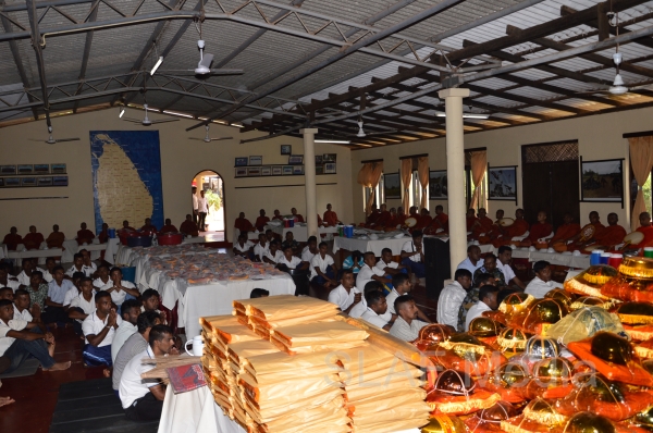 All Night Pirith Chanting and Alms Giving at SLAF Morawewa