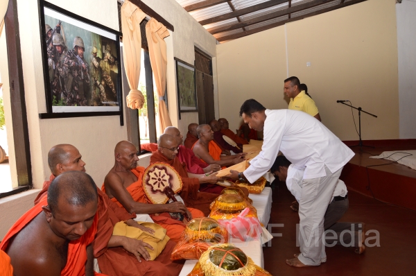 All Night Pirith Chanting and Alms Giving at SLAF Morawewa
