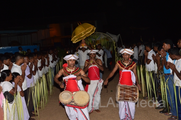 All Night Pirith Chanting and Alms Giving at SLAF Morawewa