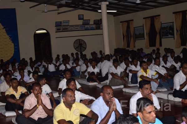 All Night Pirith Chanting and Alms Giving at SLAF Morawewa