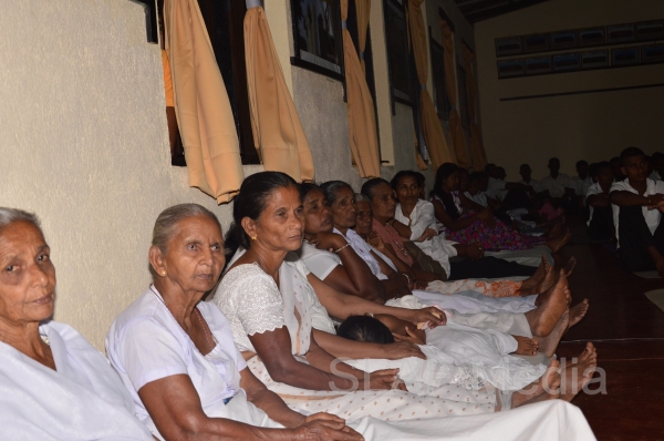 All Night Pirith Chanting and Alms Giving at SLAF Morawewa