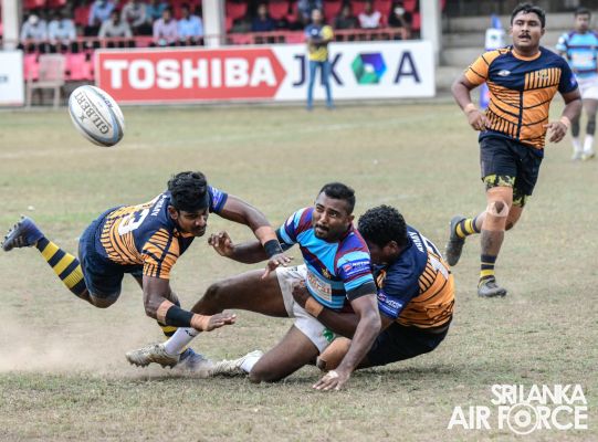 SLAF RUGBY PINS DOWN ARMY AT RATHMALANA GROUNDS