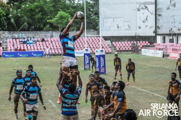 SLAF RUGBY PINS DOWN ARMY AT RATHMALANA GROUNDS