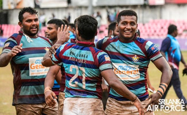 SLAF RUGBY PINS DOWN ARMY AT RATHMALANA GROUNDS