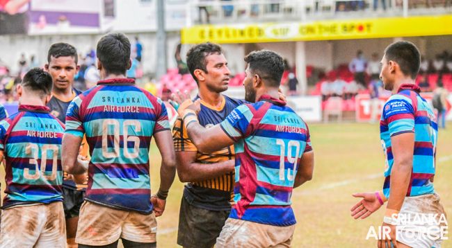 SLAF RUGBY PINS DOWN ARMY AT RATHMALANA GROUNDS