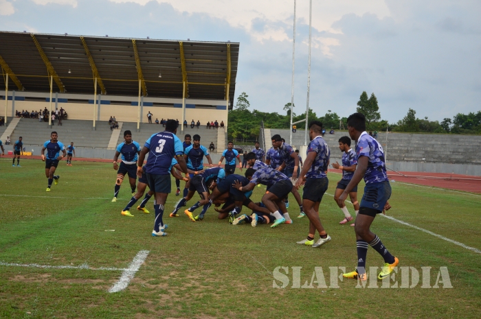 SLAF Wins Defence Services Rugby Championship 2016