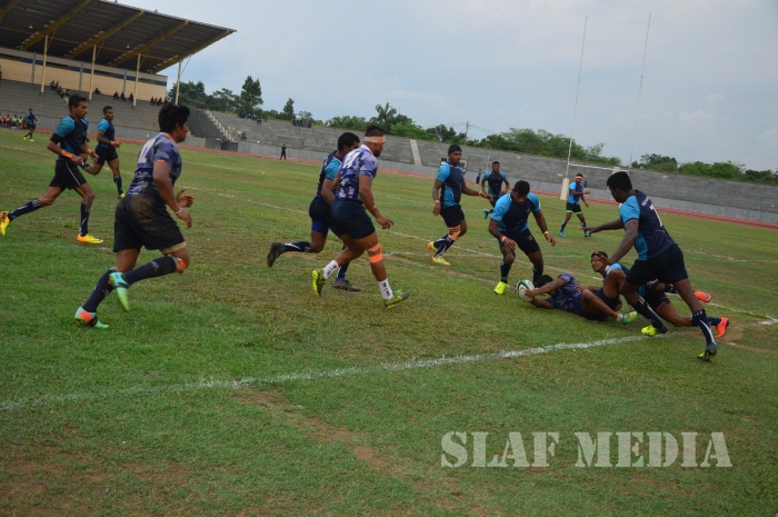SLAF Wins Defence Services Rugby Championship 2016
