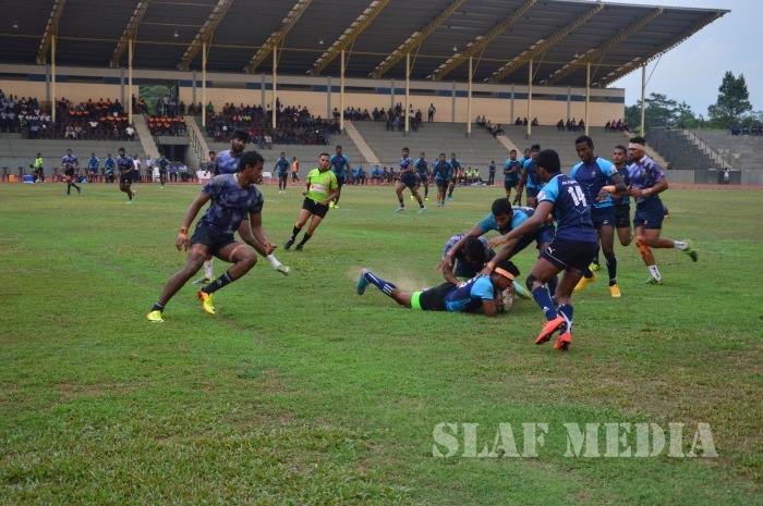SLAF Wins Defence Services Rugby Championship 2016