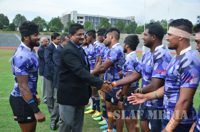 SLAF Wins Defence Services Rugby Championship 2016