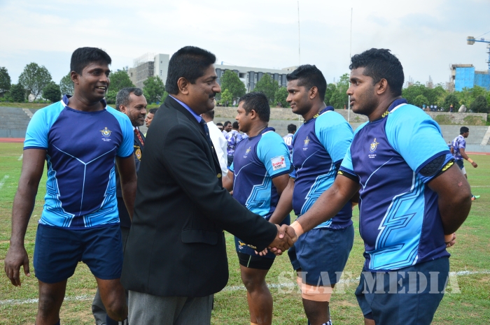 SLAF Wins Defence Services Rugby Championship 2016
