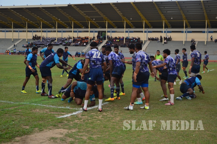 SLAF Wins Defence Services Rugby Championship 2016