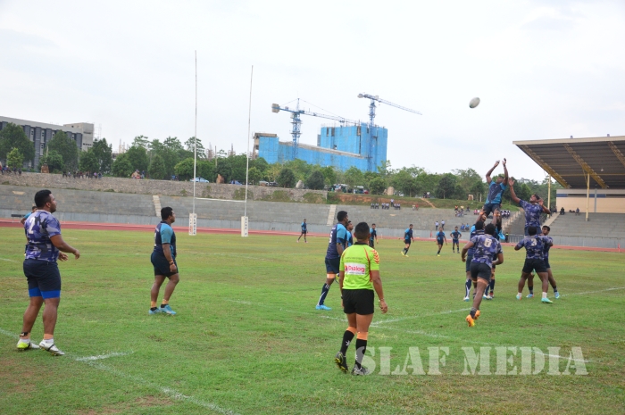 SLAF Wins Defence Services Rugby Championship 2016