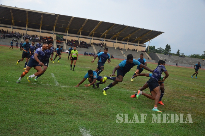 SLAF Wins Defence Services Rugby Championship 2016