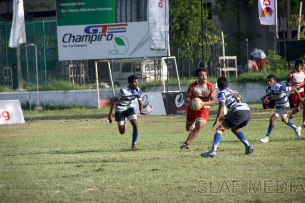 The Sri
Lanka Air Force Rugerittes defeated the CH & FC team