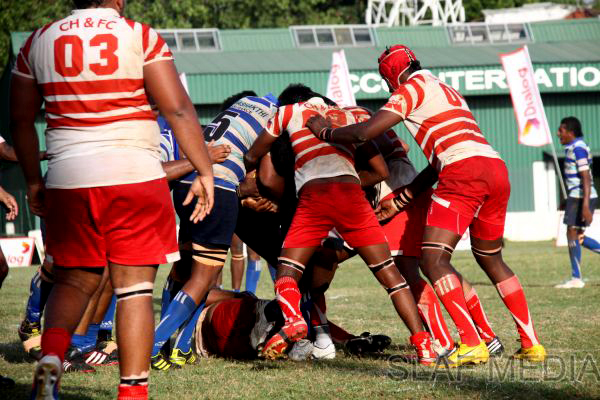 The Sri
Lanka Air Force Rugerittes defeated the CH & FC team